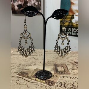 Rhinestone Chandelier Earrings